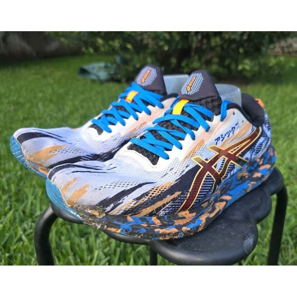 ASICS Noosa Tri 13 Mens Running Shoes Multi Color Graffiti FlyteFoam 1011B021